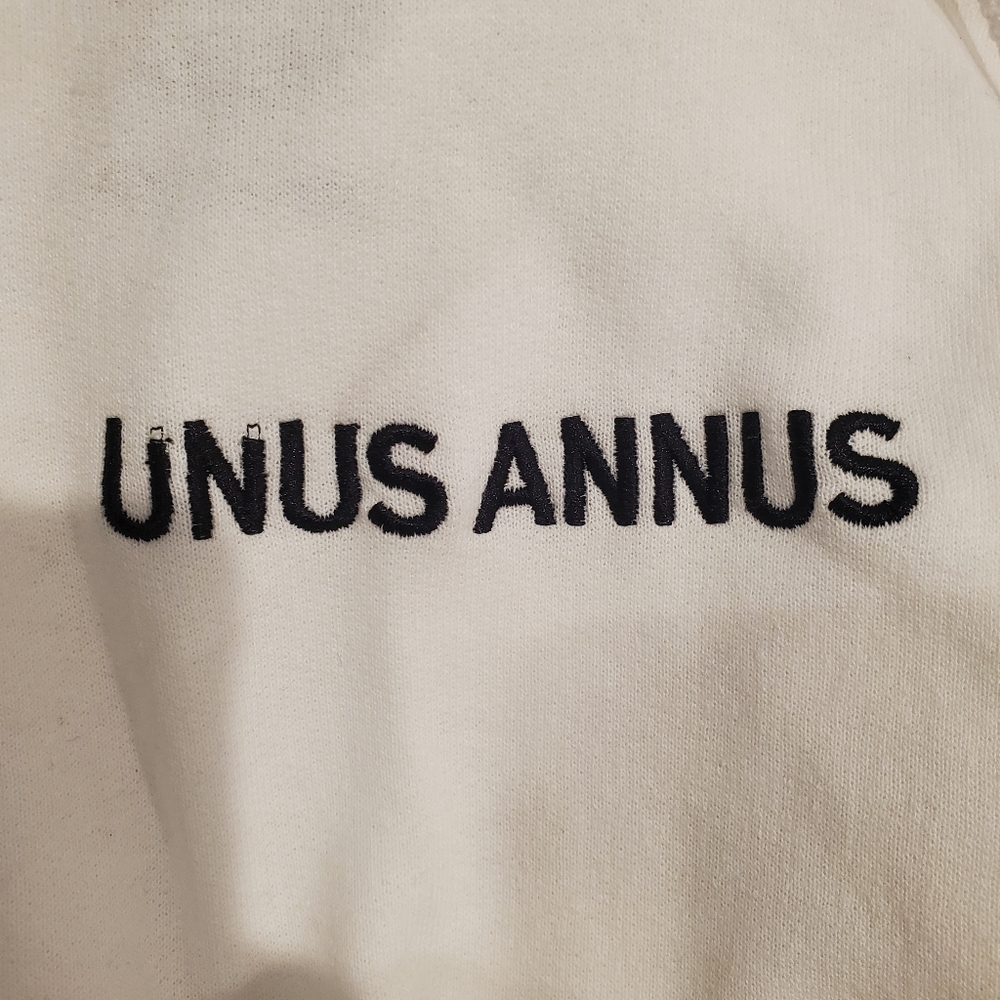 Unus Annus "The End" Hoodie in White NEW - Picture 5 of 7